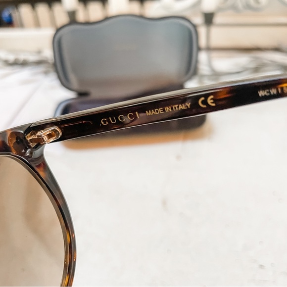 GUCCI Havana Gradient Brown Sunglasses - Picture 8 of 11